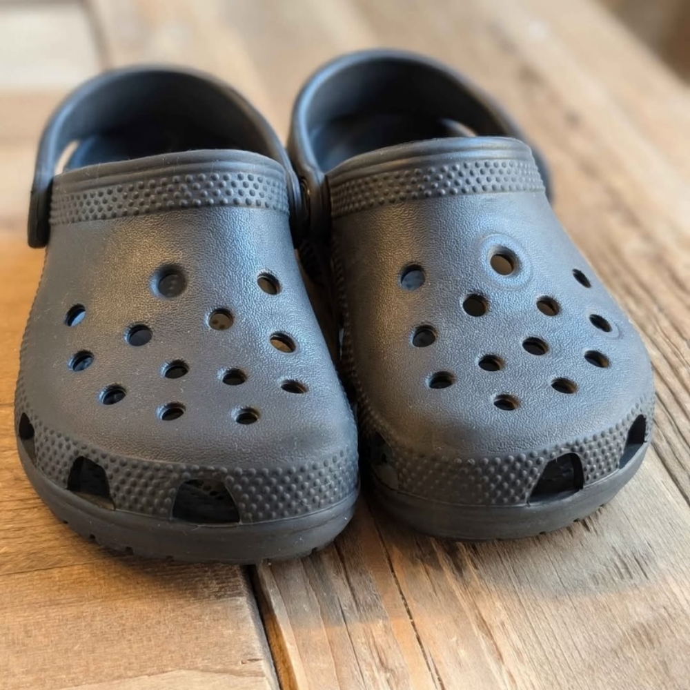 Kids Classic Crocs Size C10 Black